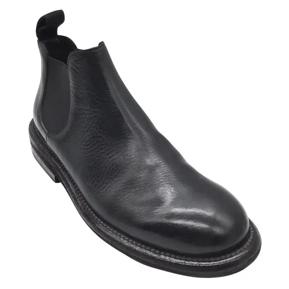 Marsell Shoes Marsell Black Pullon Leather Ankle Boots Poshmark
